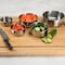 Hastings Home Hastings Home 5 Piece Stainless Steel Bowl Set with Lids 611427DPW - alternate 1